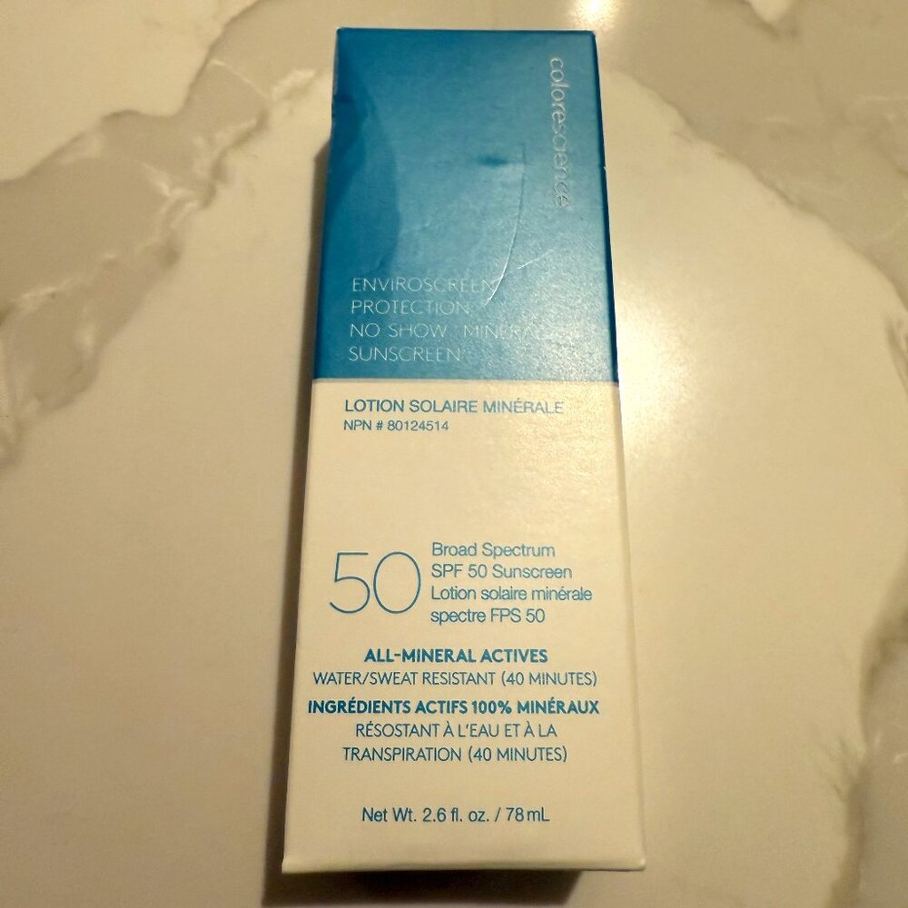 ✨CLOSET CLEAR OUT ✨COLORESCIENCE- Enviorscreen no show mineral sunscreen - large